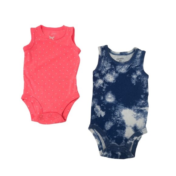 Baby‎ Girl's - 1 Leggings, 2 Short Sleeve & 2 Sleeveless Bodysuits - Size 3 M - Picture 6 of 10
